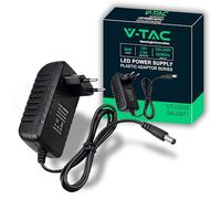 V-TAC Adaptador de Corriente 12V 30W 2,5A - Fuente de Alimentación para Cámaras, Tiras LED, Módems - Transformador 12V, Pantallas, Equipos Electrónicos - AC 100-240V (Embalaje Puede Variar)