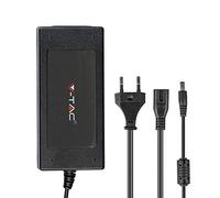 V-TAC Alimentador de plástico de 78 W - Alimentado a 24 V - con Jack 2,1 Color Negro - IP44