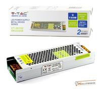 V-Tac Alimentador SLIM Transformador Conmutado Metálico 12V 12.5A 150W Strip LE