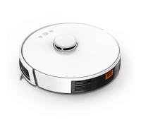 V-TAC Aspiradora giroscópica robada con Carga automática láser Compatible con Amazon Alexa y Google Home, Color Blanco