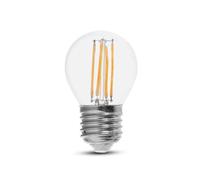 V-TAC Bombilla LED Bulb E27 6W Filamento G45 2700K 130LM/W