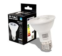 V-TAC Bombilla LED E27 - PAR20-5,8W (Equivalente a 55W) - 425 Lumen - 6500K Blanco Frìo - Apertura del Haz de Luz 40° - Máxima Eficiencia y Bajo Consumo