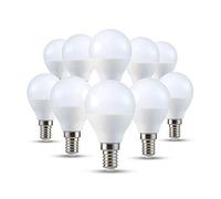 V-TAC Bombilla LED (P45, 7 W equivalentes a 45 W, 10 unidades), color blanco cálido