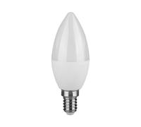 V-TAC Bombilla LED Vela E14-4,5W (Equivalente a 40W) - 470 Lumen - 3000K Blanco Cálido - Apertura del Haz de Luz 180° - Máxima Eficiencia y Bajo Consumo