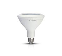 V-TAC Bombilla PAR38 de bajo consumo de 14 W (120 W) con LED Samsung E27 ES, rosca Edison, 3000 Kelvin, luz blanca cálida, no regulable, VT-238