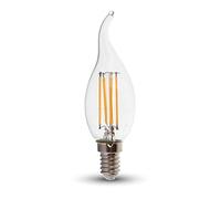 V-TAC Bombillas LED E14 Vt-1997 lámpara Vela Mini Globo Bola Oliva