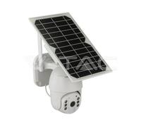 V-tac cámara solar 4W 2MP 1920x1080p blanco VT-11024-4G - 11616