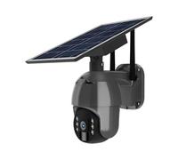 V-TAC Cámara WiFi HD Smart Solar Energy PTZ con Sensor Black Body