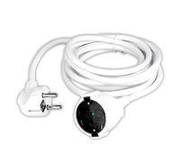 V-TAC Extensión Cable Alargador de Corriente Electrico - 3 Metros - Enchufe Schuko - Alargador de Cable Eléctrico para Hogar, Oficina, Negocio, Trabajo - Súper Resistente - Carga Máxima 3680W