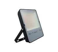 V-TAC Faro LED de exterior 150 W con chip Samsung - [Serie EVOLUTION] - Alta eficiencia luminosa - IP65-20500 lúmenes - Proyector LED exterior negro - Impermeable - Luz 6500 K Blanco frío