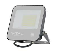 V-TAC Faro LED Samsung - IP65 - Carcasa negra - Cable de 1 metro - 50 W - 4270 lúmenes - 6500 K - 5 años