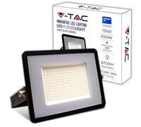 V-TAC Foco LED Exterior 100W [Altas Prestaciones] - 8700 Lumen - IP65 - Proyector LED Exterior en Aluminio para Hogar, Jardín, Patio, Parque Garaje - Resistente Agua - Faros - Luz Blanco Frío 6500K