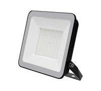 V-TAC Foco Led Exterior 100W Chip Samsung 6400k Color Negro - Proyector LED Impermeable Aluminio - Luz Fría - IP65 - Foco para Jardín, Garaje, Balcón, Césped, Terraza