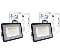 V-TAC Foco LED Exterior 50W [Altas Prestaciones] - 4270 Lumen - IP65 - Proyector LED Exterior en Aluminio para Hogar, Jardín, Patio, Parque Garaje - Resistente Agua - Faros - Luz Blanco Frío 6500K