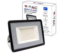 V-TAC Foco LED Exterior 50W [Altas Prestaciones] - 4270 Lumen - IP65 - Proyector LED Exterior en Aluminio para Hogar, Jardín, Patio, Parque Garaje - Resistente Agua - Faros - Luz Blanco Frío 6500K