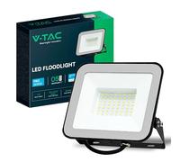 V-TAC Foco LED Exterior 50W [CHIP SAMSUNG] - 4270 Lumen - IP65 - Proyector LED Exterior en Aluminio para Hogar, Jardín, Patio, Parque Garaje - Resistente al Agua - Faros - Luz Blanco Frío 6500K