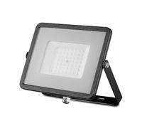 V-TAC Foco Led Exterior 50W Chip Samsung - [Última Generación] - Luz 4000k Blanco Neutro - 4000 Lumen - Proyector LED Exterior Impermeable IP65 - Foco LED para Jardín, Garaje, Balcón - Color Negro