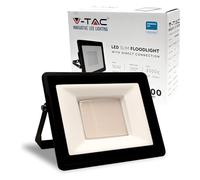 V-TAC Foco Led Exterior 50W Chip Samsung - [Última Generación] - Luz 4000k Blanco Neutro - 4000 Lumen - Proyector LED Exterior Impermeable IP65 - Foco LED para Jardín, Garaje, Balcón - Color Negro