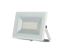 V-TAC Foco Led Floodlight SMD 50W, 4000K, Cuerpo Blanco - Iluminación exterior eficiente, ideal para jardines y espacios comerciales.