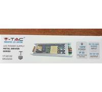 V-TAC Fuente de Alimentación 120W Para Uso Interno A 1 Salida Con Terminales Sku