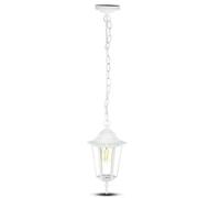 V-TAC lámpara colgante para exterior 1x40 W blanco 7073