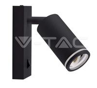 V-tac lámpara de pared 1xGU10 bombilla excluido negro - VT-429 - 10294