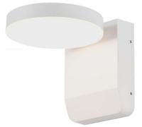 1 pz 17W LED Wall Light 3000K White Body Round IP65