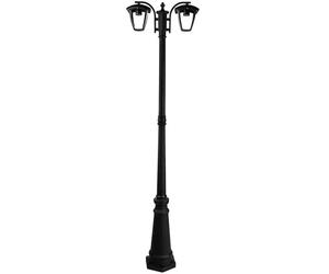 V-TAC lámpara de pie para exteriores 2x60 W negro 7062
