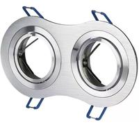 V-TAC lámpara empotrada 2x W aluminio 3602