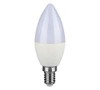 V-TAC Lámpara LED E14 C37 7 W 600 lm blanco cálido 3000 K Forma gota Oliva vela