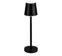 V-TAC LED lámpara de Mesa 3W batería Recargable Negro USB C táctil Regulable 4000K lámpara de Mesa para Restaurante Interior IP20-10194