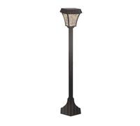 V-TAC Paletto LED Solar Exterior 2W Pro Jardín Luz Calida Ajustable Negro