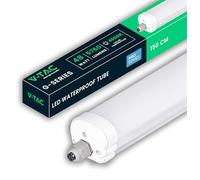 V-TAC Pantalla LED Estanca 150 CM - 48W - PRO SERIES - Lámpara Luminaria Rectangular 5760 Lumen IP65 para Pared, Garaje, Tienda - Tubo LED - Plafón LED Lineal - Luz Blanco Neutro 4000K