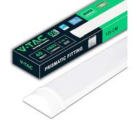 V-TAC Pantalla LED Luminaria 120 CM - [CCT 3 en 1 - REGULADOR LUZ CÁLIDA, NEUTRA, FRÍA] - 40W - Lámpara de Techo Rectangular 4800 Lumen - IP20 para Pared, Garaje, Almacén, Oficina