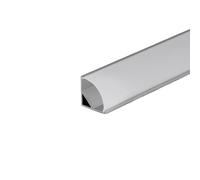 V-TAC Perfil de aluminio angular para tira LED, blanco