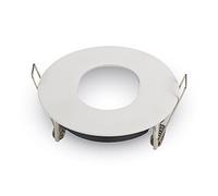 V-TAC Portafoco empotrable de Aluminio Redondo Opaco Blanco Gu10