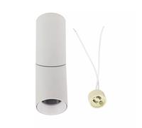 V-TAC Portafoco LED Empotrable GU10 Redondo Blanco Negro VT-804 IP20