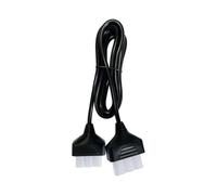 V-TAC Power Cable With 2 Plugs Black 2M 3 x 0.75MM²