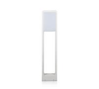 V-TAC PRO Paletto LED Exterior 10W Luz Cálida Fría Natural IP65 Blanco Negro