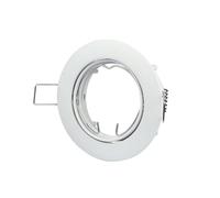 V-TAC SKU.3587 - Cuenco orientable GU10, color blanco VT-779, plástico y otros materiales, profundidad 30 mm