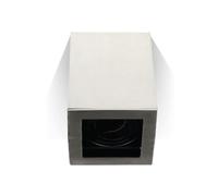 V-TAC SKU.3632 soporte Satin Carre vt-797, plástico, y otro MATERIAUX, GU10, color blanco, altura x anchura x profundidad: 142 mm x 100 mm x 100 mm