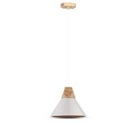 V-TAC SKU.3756 Suspensión Alu bombilla blanco vt-7425, plástico, y otro MATERIAUX, E27, cobre, altura x anchura x profundidad: 260 mm x 170 mm x 1080 mm