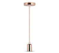 V-TAC SKU.3781 VT-7448 - Lámpara de techo (E27, plástico y otros materiales, 60 mm de profundidad), color rosa