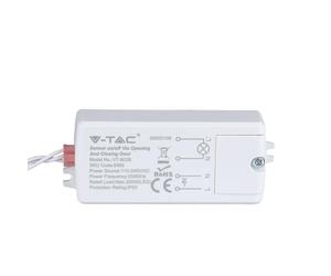 V-TAC SKU.5085 - Detector de movimiento de puerta VT-8026, plástico y otros materiales, color blanco, altura x anchura x profundidad: 35, 5 x 78, 2 x 18, 7 mm