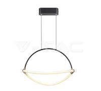 V-tac Suspensión LED 12W 4000K negro VT-10124 - 23435 [EEK: E]