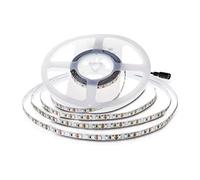V-TAC Tira LED bobina de 10 metros 7,5 W por metro cinta luminosa SMD 2835 Color de la luz blanca natural 4000 K para interior con tira adhesiva, alimentada a 24 V.
