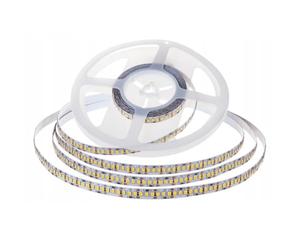 V-TAC Tira LED de bobina de 5 metros, 17 W por metro, cinta brillante SMD 2835, color blanco frío, 6500 K, para interiores con tira adhesiva, alimentada a 12 voltios.