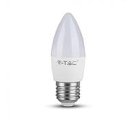 V-Tac VT-1821 4.5W E27 Blanco cálido 2700K LED Bombilla Vela - SKU 2143421