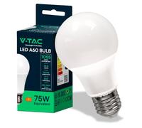 V-TAC VT-2112-N Bombilla LED E27 10,5W Forma A60 Blanco cálido 3000K - 217350