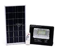 V-tac VT-25W Solar schijnwerper met zonnepaneel - 550 Lm - 6000K - Zwart